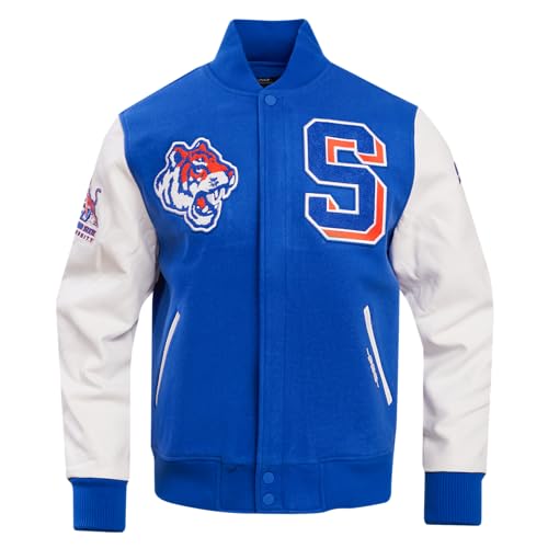 Pro Standard Mens Ncaa Savannah State University College Classic Chenille Varsity Jacket