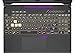 JuYuish Keyboard Cover Compatible for ASUS TUF Gaming F15 FX507 FX507VU Laptop, 2022 ASUS TUF Dash 15 Gaming FX517, ASUS TUF Gaming A15 FA507 FA507NU, ASUS TUF Gaming A17 FA707 F17 FX707 (Black)