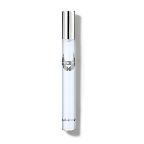 Invictus Eau de Toilette, tamaño de viaje, colonia acuática amaderada de larga duración para hombres con madera marina, pomelo y guayaco, botella de