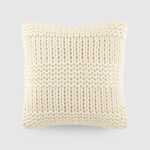 Linen Market Cozy Chunky Knit Acrylic Decor Throw Pillow One