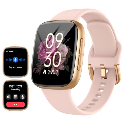 Tensky Smart Watch for Women/Men Android & iPhone, AI Voice, 1.85