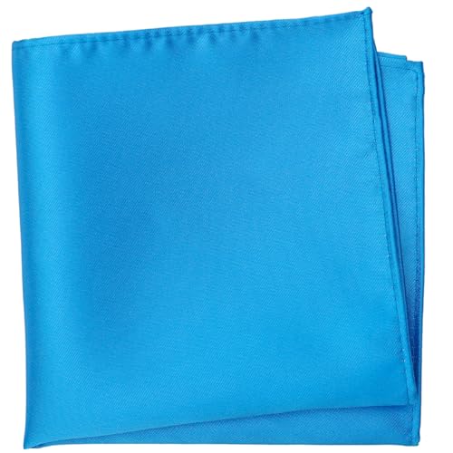 Image of Solid Pocket Square for Men's Suits and Blazers