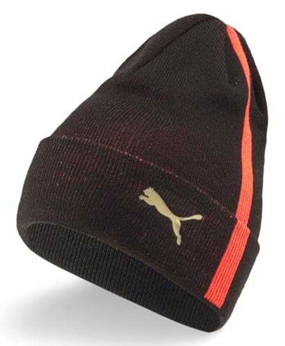PUMA Cap Neymar JR Diamond Beanie bonnet noir aux finitions géométriques premium