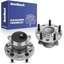 AutoShack Rear Wheel Hub Bearing Assemblies - Driver and Passenger Side for Jeep & Dodge, Patriot 2007-2017 Compass 2007-2017 Avenger 2008-2014, FWD L4 2.0L 2.4L V6 2.7L 3.5L 3.6L - 5-Lug, with ABS