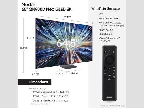 Samsung 75 inch QN900C 8K TV