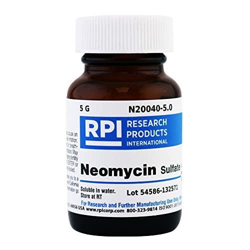 RPI N20040-5.0 Neomycin Sulfate, 5g