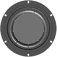 Subwoofer Diaphragm Loudspeaker Woofer Radiator Enhances Bass Experience Rubber and Iron Horn Accessory 6.5/8inch