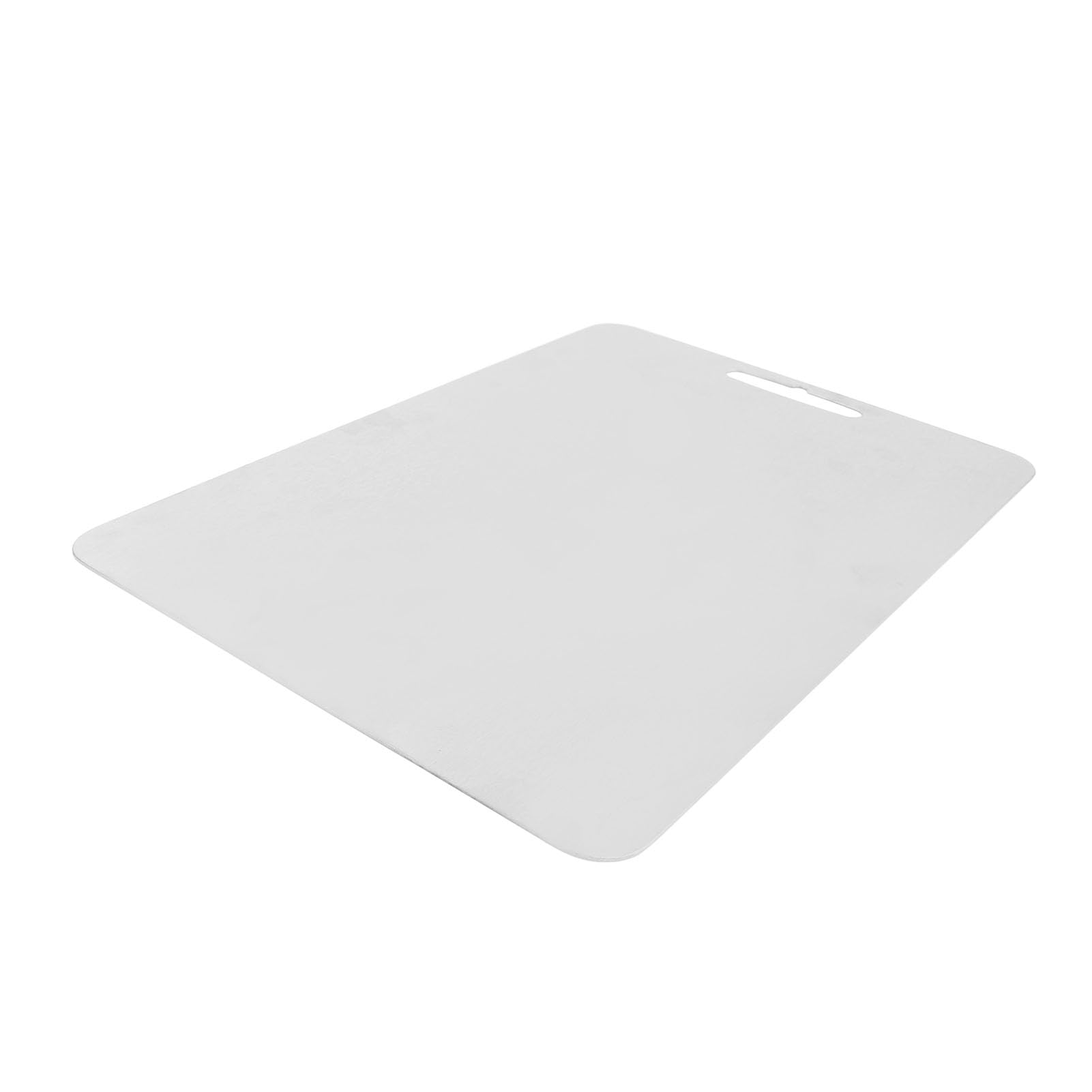 Tabla de Cortar de Metal Ti, Tabla de Cortar de Cocina No Contaminante para Verduras, Frutas, Elección Segura e Inodora para Cocineros Caseros (46 * 30cm)