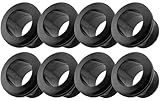 2 Inch Bulkhead Fitting 8 Pack, Heavy Duty Slip x Slip Tank Adapter, Durable Water Tank Connector for Aquariums, Rain Barrels, Hydroponics, Reservoirs, Ponds & Irrigation Systems