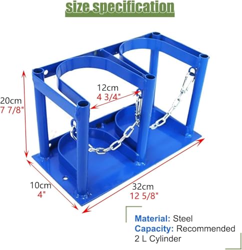 Support bouteille oxygène industriel pour sécuriser votre atelier de soudure - 3