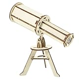 BESPORTBLE 2 Juegos Kit Telescopios Astronómicos de Madera DIY para Proyecto Científico Educativo para Manualidades Escolares Juguete de Inteligencia y Experimentos Stem para Niñas