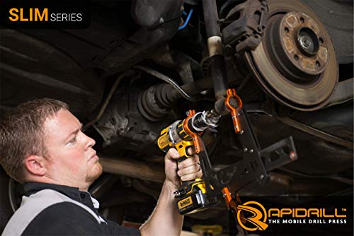 Rapidrill Slim - The Mobile Drill Press | Attaches To Most Hand Drills | Drill Faster, Easier, And Safer | Designed For Light Metals And Wood #TOP5