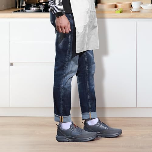 Men's Non Slip Work Shoes Walking Shoes Slip Resistant Restaurant Waterproof Shoes Food Service Chef Kitchen Breathable Sneakers2