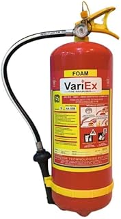 VariEx Mechanical Foam Type Fire Extinguisher 9 litres -AFFF Foam for Class A & B Fires | ISI Approved Industrial Fire Ext Price In India