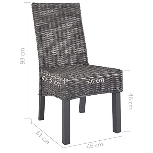 vidaXL-6X-Sillas-Comedor-Ratan-Kubu-Mango-Marron-Asiento-Banco-Sillon-Taburete 41ehg4j3OwL