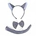 She's Shining Lupo Orecchie Copricapo Tail Set Fancy Dress Animal Costume Christmas Party