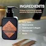 Beard Conditioner for Men - Conditioner Softener - Part of a Beard Care Kit for Men along with Beard Oil, Balm, Wash - Sandalwood Beard Conditioner 5 Oz - Image 3