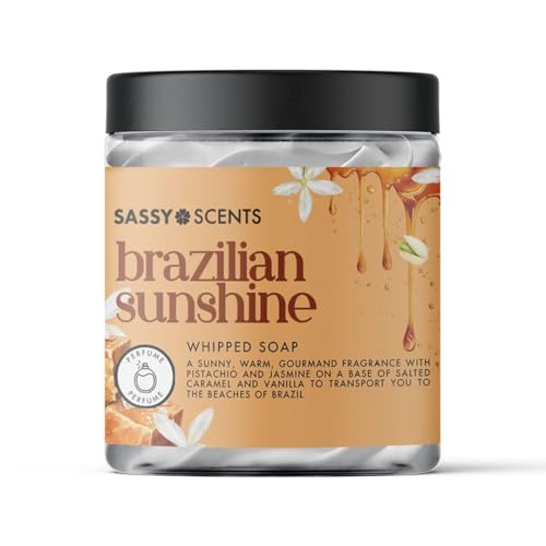 Sassy Scents Brazilian Sunshine Whipped Soap | Cleansing + Nourishing | Gentle For All Skin Types | 115g