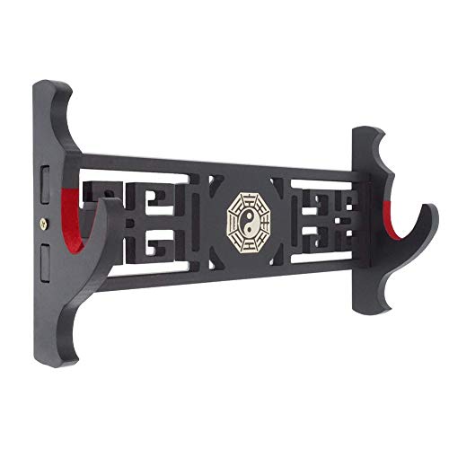 LYU-oag Katana Schwert-Wandhalterung für Samurai-Schwerter, chinesischer Bagua-Stil Cover