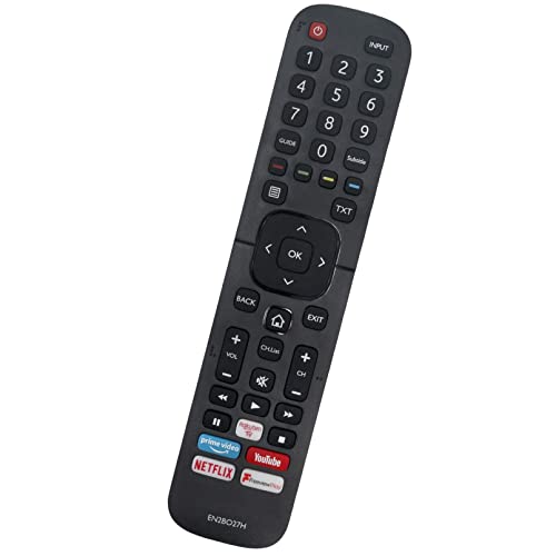 VINABTY EN2BO27H Remote Control Compatible with Hisense UHD 4K TV H50B7500 H55B7500 H65B7500 H43B7510 H50B7510 H55B7510 H65B7510 H43B7100 H43B7300 H50B7300 H50B7100 H55B7100 H55B7300 H65B7300 - Image 2