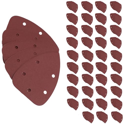 Disques ponçage détail 140mm triangulaire grain 120 abrasif autoagrippant
