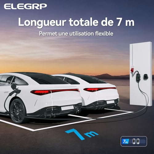 Câble de charge type 2 ELEGRP 22 kW triphasé : résolvez le manque de bornes publiques