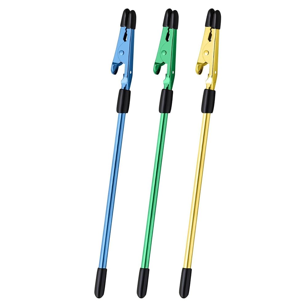 Vjsujehgy Women's Gold/Blue/Green 3Pcs Bracelet Helper Tool - Fastener Tool For Bracelet, Necklace, Jewelry, Watch - Clip, Clasp Helper,++