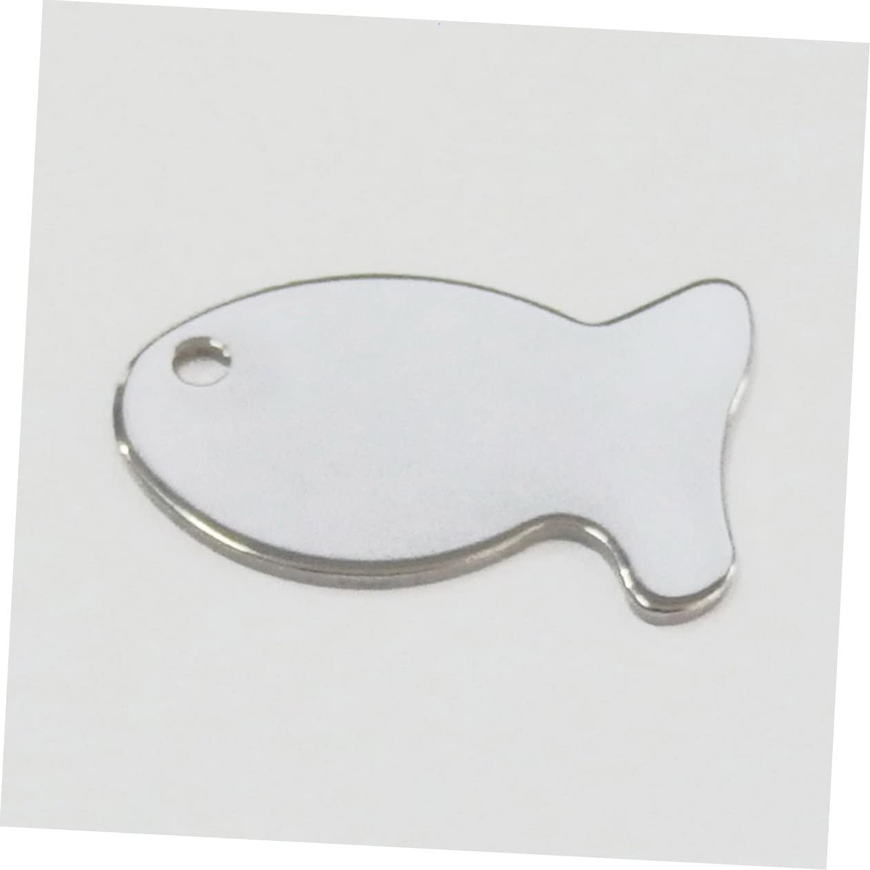 Happyyami 50stücke Edelstahl Haustieranhänger Leerer Id Tag Für Hunde Robuste Kette Gravur Zubehör Für Welpen Korrosionsbeständig Und Leicht Silber Gemischte Stile