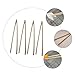 MUCKLILY 4pcs Bamboo Litter Picker Handheld Trash Grabber Tool for Outdoor Cleaning Ergonomic Garbage Clamp with Strong Grip Reusable Rubbish Collection Tool for Easy Waste Pickup
