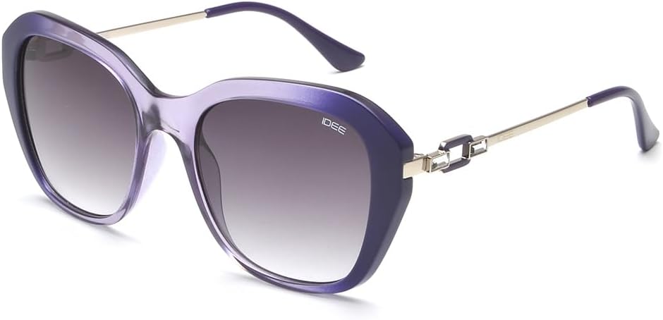 IDEE Óculos de sol femininos 100% protegidos UV formato médio quadrado IDS2966C3SG