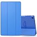 Produktbild MoKo Hülle für All-New Amazon Fire HD 8 Tablet (7th & 8th Generation  2017 & 2018 Modell) - Ultra Slim Lightweight Smart Cover mit Durchschaubar Rückseite Schutzhülle, Blau
