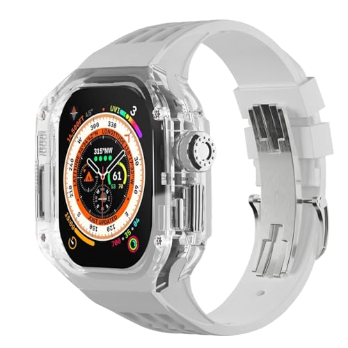 Protégez votre Apple Watch Ultra 49mm kit coque agate transparente anti-choc