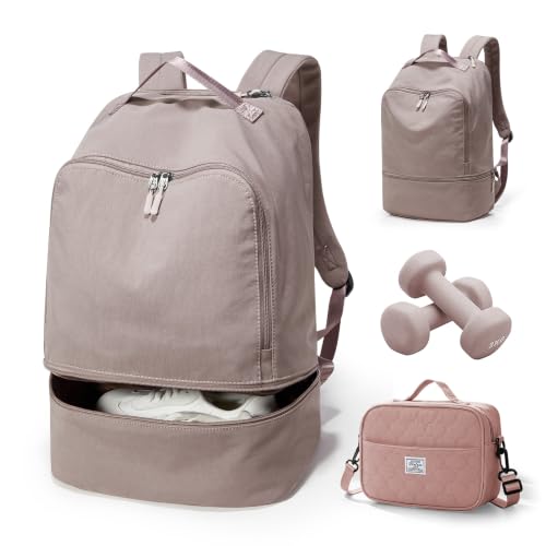 Image of Gym Backpack for Women Lightweight Sports Casual Daypack Pink