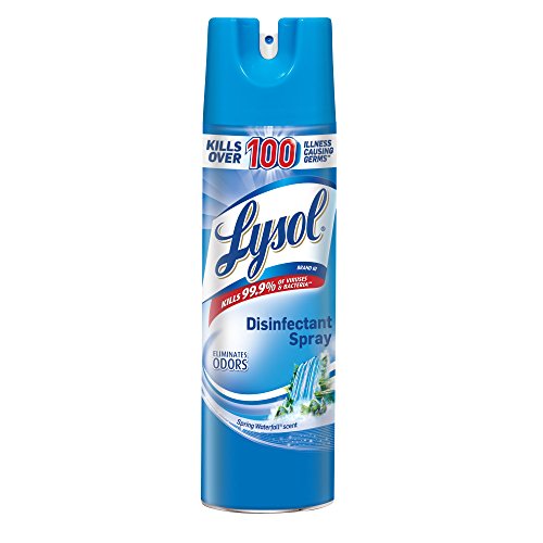 Lysol Disinfectant Aerosol Spray, Spring Waterfall Scent, 19 Ounces (Case