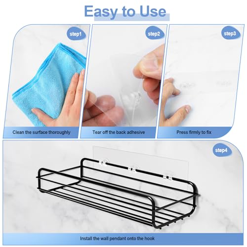 image for YEHOSHUN Shower Caddy Adhesive Replacement, Strong Shower Shelf Adhesi