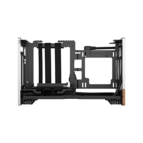 Fractal Design Terra Silver - Wood Walnut Front Panel - Small Form Factor - mITX Gaming case – PCIe 4.0 Riser Cable – USB Type-C - Anodized Aluminum Panels – Bild 13