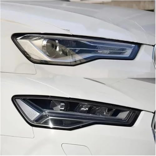 Cache-phares droit pour Audi A6 A6L C7 2016-2018 optique transparent