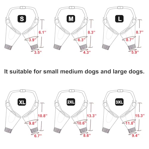 Image of HDKUW Dog Elbow Protector for Calluses, Recovery Suit for Front Legs, Cone Collar Alternative to Stop Licking Wounds, Cover Sleeve for Small Medium Large Dogs - Black Yellow 2XL