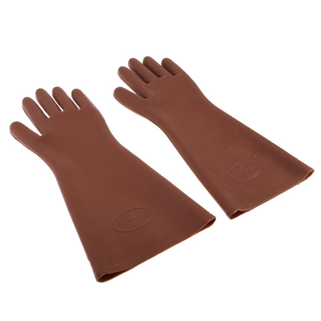 Guanti pesanti, guanti da lavoro, Guanti da lavoro impermeabili rivestiti in gomma, guanti da giardinaggio, guanti da lavoro di sicurezza Guanti caldi, resistenti all'usura e antivento, guanti da giar