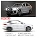 BDTCTK 1:32 Comapatible for X5 SUV Model Car Toy, Zinc Alloy Pull Back Toy car with Sound and Light for Kids Boy Girl Gift(White)