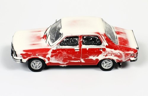 Ixo IST187LE.13 - Sammlermodell Dacia 1310 MSL 1984 mit Schnee 1/43 aus Metall