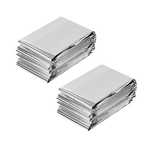 Umichen Mylar-Folie Reflektierende Gewächshausfolie 2 Stück