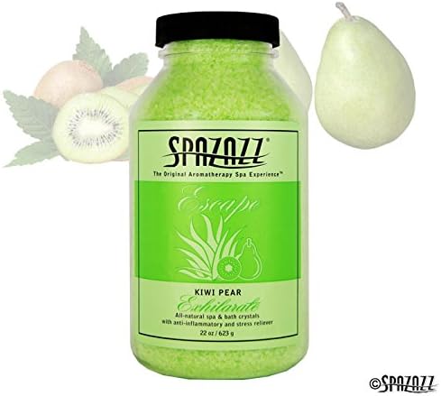 Miniatura 2 de Spazazz 7369C Cristales de spa y baño, pera kiwi, 22 onzas