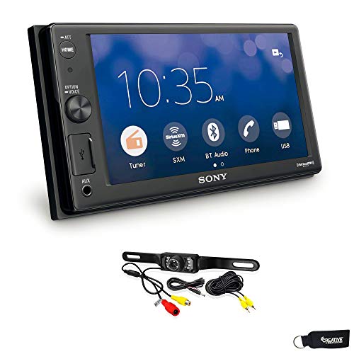Sony XAV-AX1000 6.2" Compatible with CarPlay Media Receiver (No CD) with Bluetooth, Includes