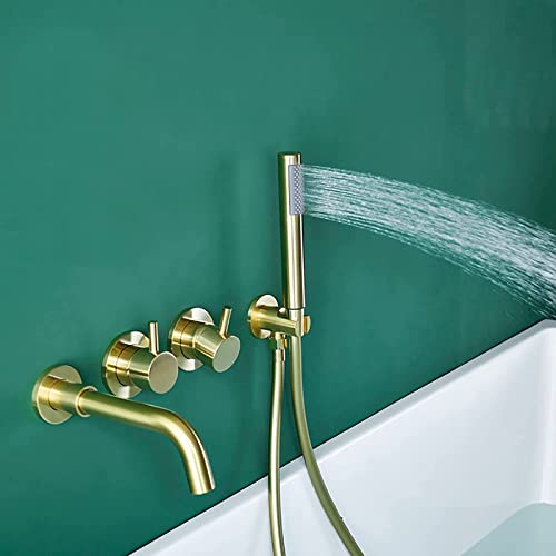 Robinet de remplissage de baignoire mitigeur mural eau chaude
