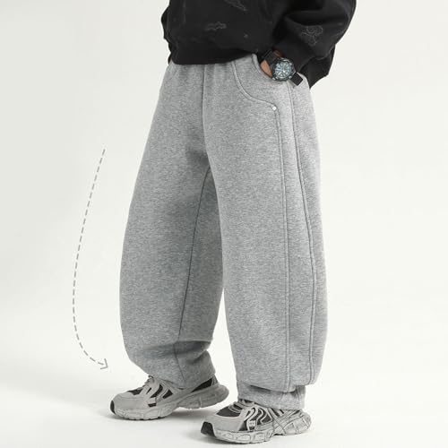 Pantalon de survêtement ample pour garçon à jambes droites et coupe large - 2