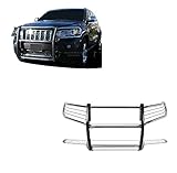Black Horse Grille brush Bumper Guard Modular Stainless Steel Compatible with 2011-2021 Jeep Grand Cherokee-17A080202MSS