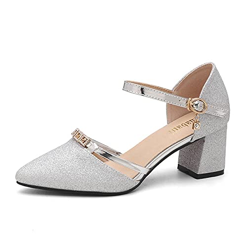 Mode sandalen vrouwen zomer luie casual damesschoenen hak puntige teen sandalen handgemaakte dikke hakken vrouwen… - Image 4