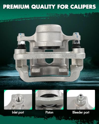 Image of SCITOO Rear Passenger Side Disc Brake Caliper 19B3202A Compatible For Hyundai For Entourage 2007-2010,For Kia For Sedona 2007-2012 2014,With Bracket 1PC
