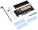 INEX M.2 NVMe SSD Convert PCIe Card AIF-10 with Heatsink